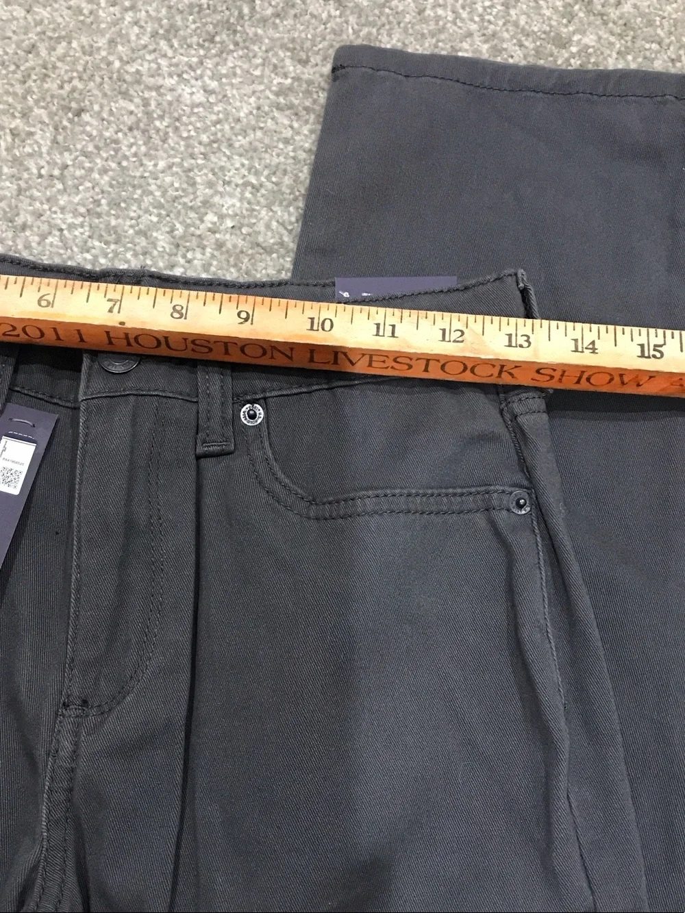 U.S. Polo Assn. Men's Dark Gray Straight Jeans
